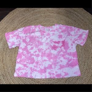 Time & True Pink Tye Dye Shirt